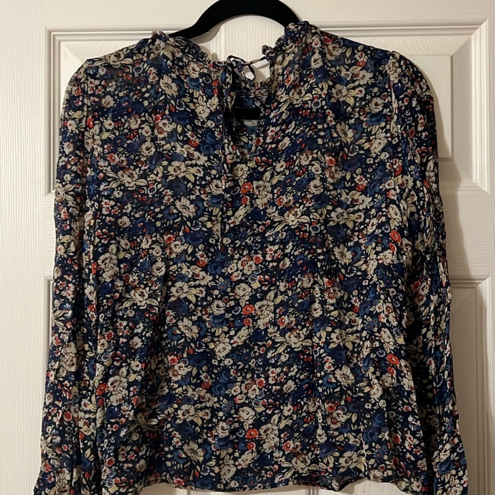 Zara Flower Patterned Blouse - Picture 5 of 5